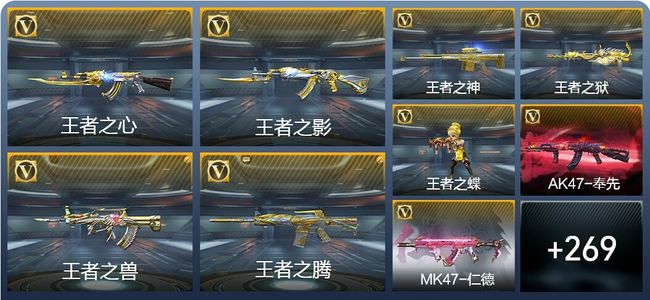 穿越火线：枪战王者V8 15王者武器 296英雄武器 11英雄角色 532万化 枪王S