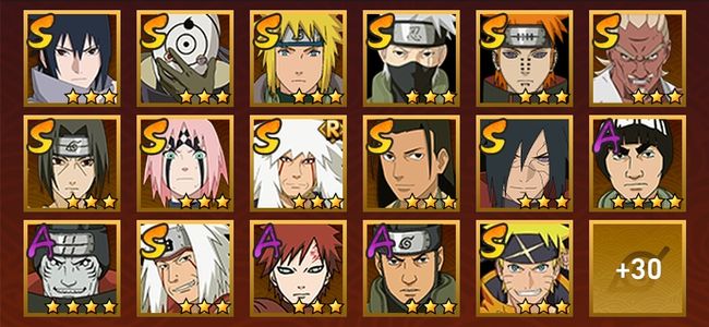 火影忍者V9 14S忍 33A忍 163忍 1591S碎片 17通灵 800W战力 前1000名 见习