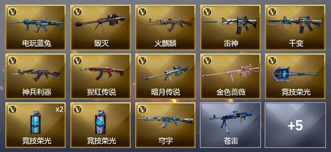 穿越火线（CF）14V武器 1V角色 6皮肤 可排位 枪王