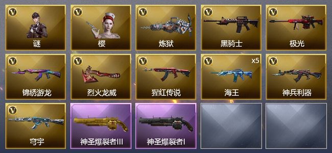 穿越火线（CF）13V武器 2V角色 6皮肤 可排位 新锐