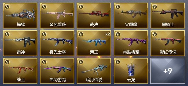 穿越火线（CF）22V武器 2V角色 8皮肤 可排位 新锐