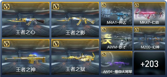 穿越火线：枪战王者V3 5王者武器 241英雄武器 3英雄角色 312万化 枪王S