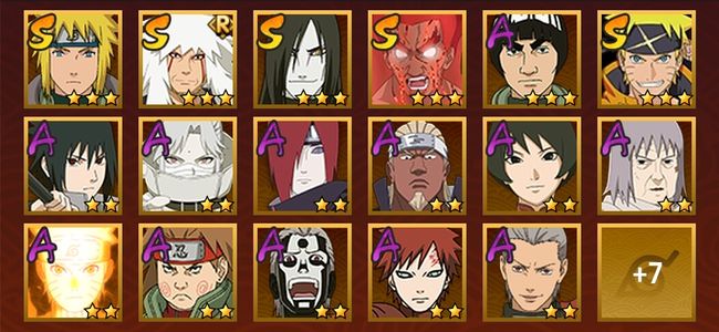 火影忍者V5 5S忍 19A忍 101忍 853S碎片 12通灵 300W战力 上忍