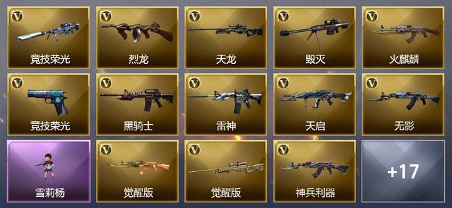 穿越火线（CF）37V武器 2V角色 12皮肤 可排位 大师