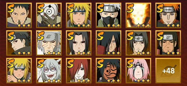 火影忍者V12 22S忍 43A忍 207忍 2599S碎片 18通灵 900W战力 前1000名 上忍