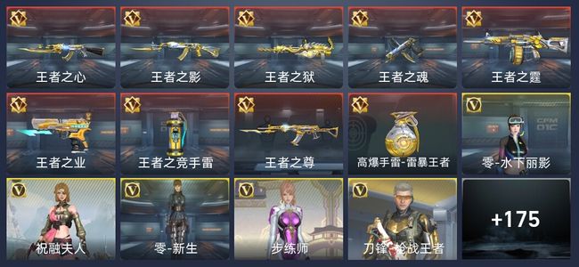 穿越火线：枪战王者9王者 183英雄武器 6英雄角色 184万化 精英