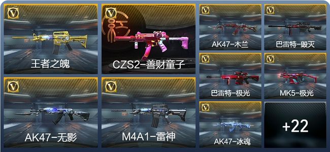 穿越火线：枪战王者V6 1王者武器 31英雄武器 1英雄角色 89万化 专家S