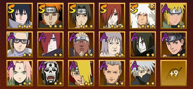 火影忍者V5 5S忍 21A忍 87忍 811S碎片 13通灵 300W战力 前1000名 暗部