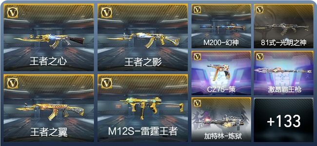 穿越火线：枪战王者V6 9王者武器 153英雄武器 2英雄角色 340万化 精英