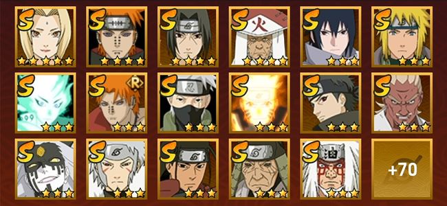 火影忍者V14 29S忍 58A忍 244忍 4065S碎片 30通灵 1000W战力 前10名 暗部