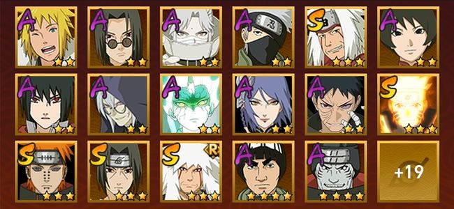 火影忍者V10 6S忍 30A忍 131忍 1184S碎片 16通灵 400W战力 暗部