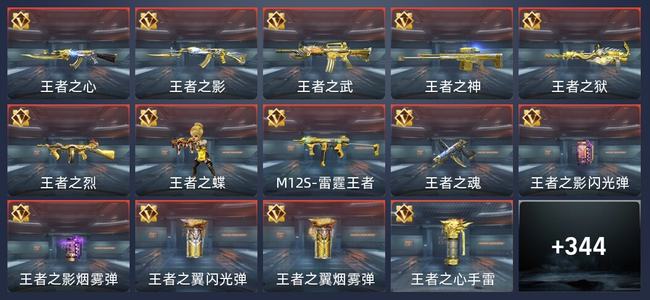 穿越火线：枪战王者V8 355英雄武器 10英雄角色 595万化 新锐