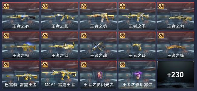 穿越火线：枪战王者V8 28王者 283英雄武器 409万化 新锐