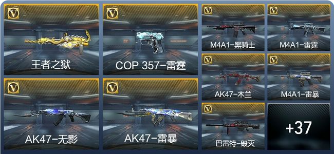 穿越火线：枪战王者1王者武器 53英雄武器 79万化 专家S