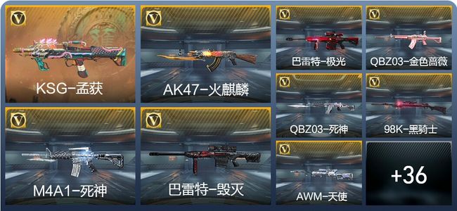 穿越火线：枪战王者45英雄武器 2英雄角色 70万化 专家