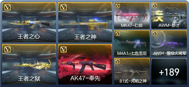 穿越火线：枪战王者V6 6王者武器 220英雄武器 8英雄角色 455万化 枪王SSS