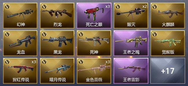 穿越火线（CF）2王者武器 28V武器 2V角色 3皮肤 可排位 传奇