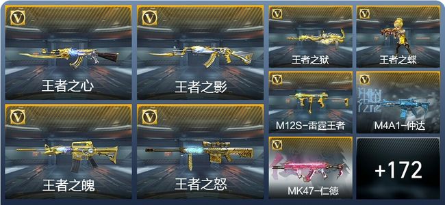 穿越火线：枪战王者V6 15王者武器 192英雄武器 6英雄角色 355万化 枪皇SSS