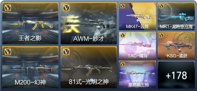 穿越火线：枪战王者V4 4王者武器 200英雄武器 4英雄角色 368万化 大师S