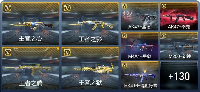 穿越火线：枪战王者19王者武器 139英雄武器 5英雄角色 163万化 枪圣S