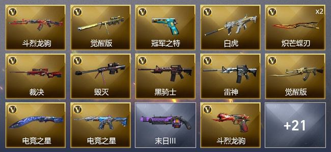 穿越火线（CF）49V武器 4V角色 12皮肤 可排位