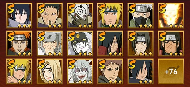 火影忍者V12 33S忍 60A忍 255忍 3971S碎片 22通灵 1000W战力 前500名 上忍