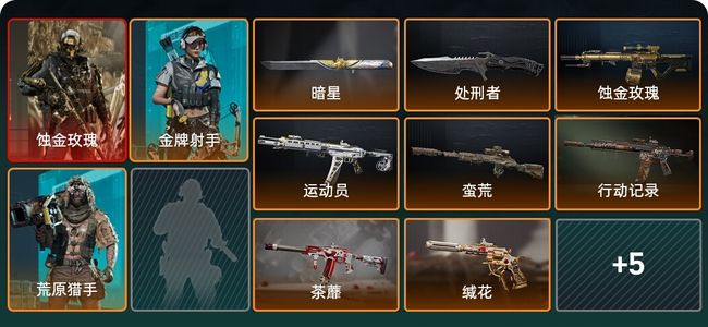 三角洲行动总资产47.9M 3干员外观 2近战 11传说枪械 烽火：三角洲巅峰 战场：上等兵