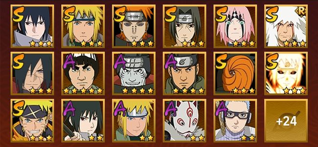 火影忍者V8 10S忍 31A忍 122忍 1294S碎片 16通灵 500W战力 暗部