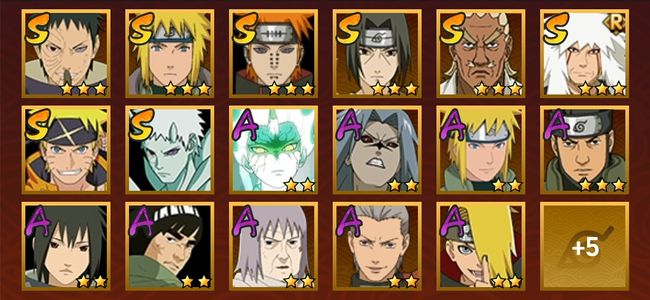 火影忍者V4 8S忍 14A忍 68忍 927S碎片 13通灵 200W战力 中忍