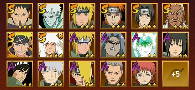 火影忍者V4 8S忍 14A忍 68忍 927S碎片 13通灵 200W战力 中忍