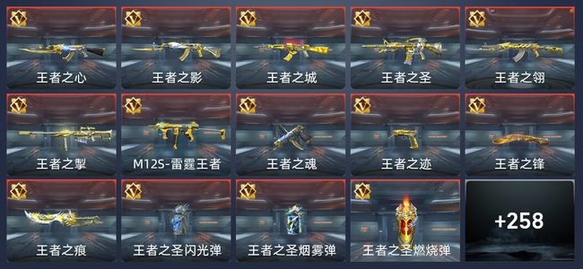 穿越火线：枪战王者V8 17王者 263英雄武器 9英雄角色 363万化 新锐