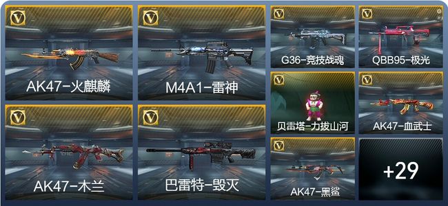 穿越火线：枪战王者1王者武器 38英雄武器 35万化 枪皇