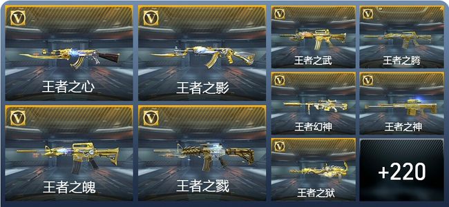 穿越火线：枪战王者V9 28王者武器 247英雄武器 6英雄角色 534万化 枪圣S