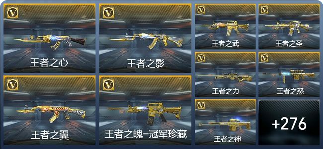 穿越火线：枪战王者V9 35王者武器 314英雄武器 11英雄角色 571万化 枪神