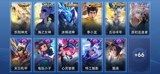王者荣耀V3 1传说 15史诗 77皮肤 至尊星耀III