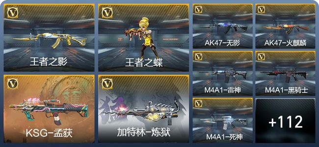 穿越火线：枪战王者V4 4王者武器 132英雄武器 12英雄角色 258万化 专家