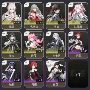 鸣潮【52级】 绯雪 2命费洛洛武器垫30