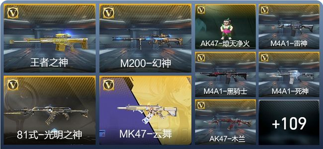 穿越火线：枪战王者3王者武器 118英雄武器 3英雄角色 153万化 枪王