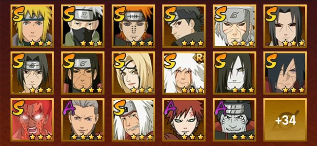 火影忍者V10 15S忍 39A忍 190忍 2119S碎片 16通灵 600W战力 影级