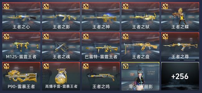 穿越火线：枪战王者V6 13王者 262英雄武器 8英雄角色 481万化 枪王SSS