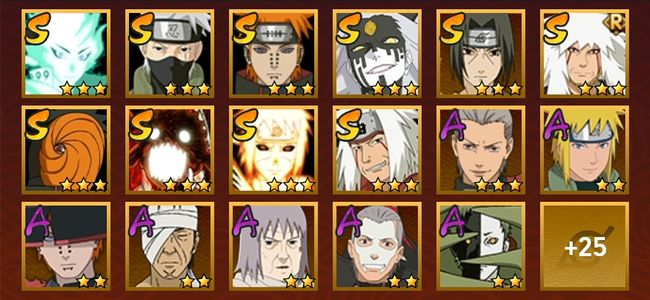 火影忍者V13 11S忍 31A忍 135忍 1453S碎片 16通灵 400W战力 前500名 暗部