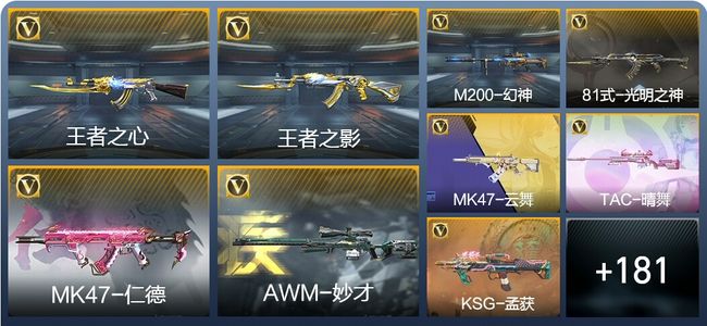 穿越火线：枪战王者V6 7王者武器 205英雄武器 7英雄角色 335万化 枪圣S