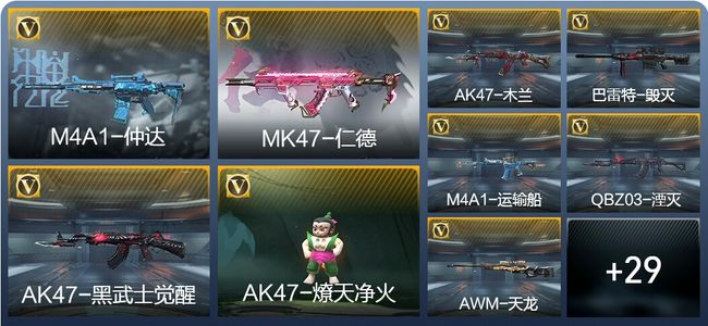 穿越火线：枪战王者1王者武器 43英雄武器 2英雄角色 50万化 枪王SSS