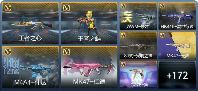 穿越火线：枪战王者V6 6王者武器 210英雄武器 3英雄角色 378万化 枪皇