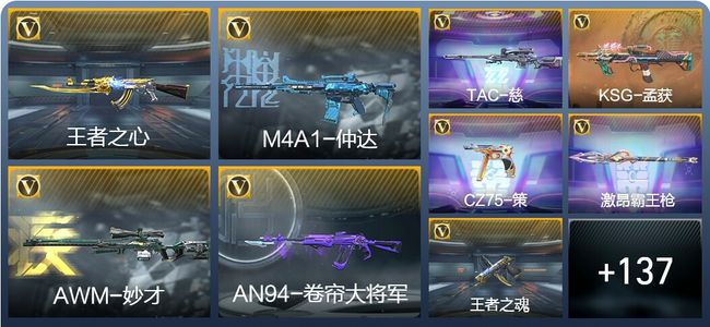 穿越火线：枪战王者V2 5王者武器 146英雄武器 6英雄角色 237万化 枪神