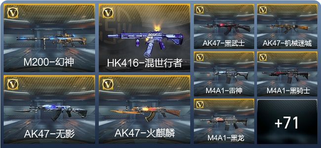 穿越火线：枪战王者V3 1王者武器 91英雄武器 2英雄角色 223万化 枪皇S