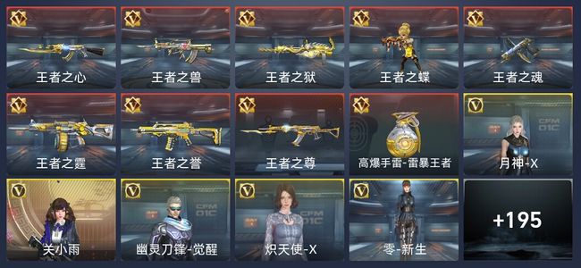 穿越火线：枪战王者V3 9王者 202英雄武器 7英雄角色 248万化 新锐