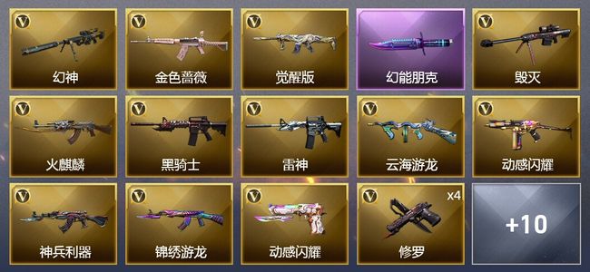 穿越火线（CF）21V武器 12皮肤 可排位 新锐