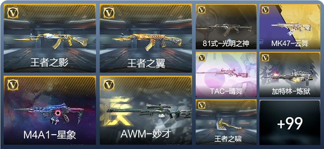 穿越火线：枪战王者V8 5王者武器 108英雄武器 4英雄角色 251万化 专家S