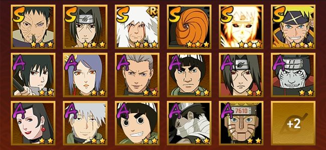 火影忍者V7 6S忍 13A忍 74忍 713S碎片 11通灵 300W战力 中忍